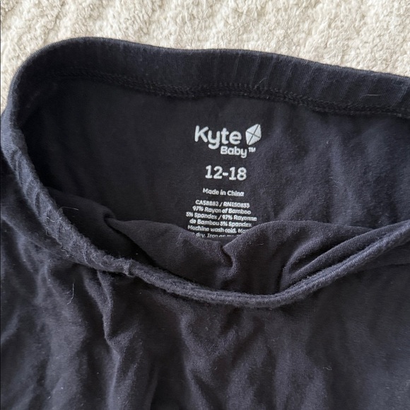 Kyte BABY Black and Tan Harem Shorts - Picture 2 of 3